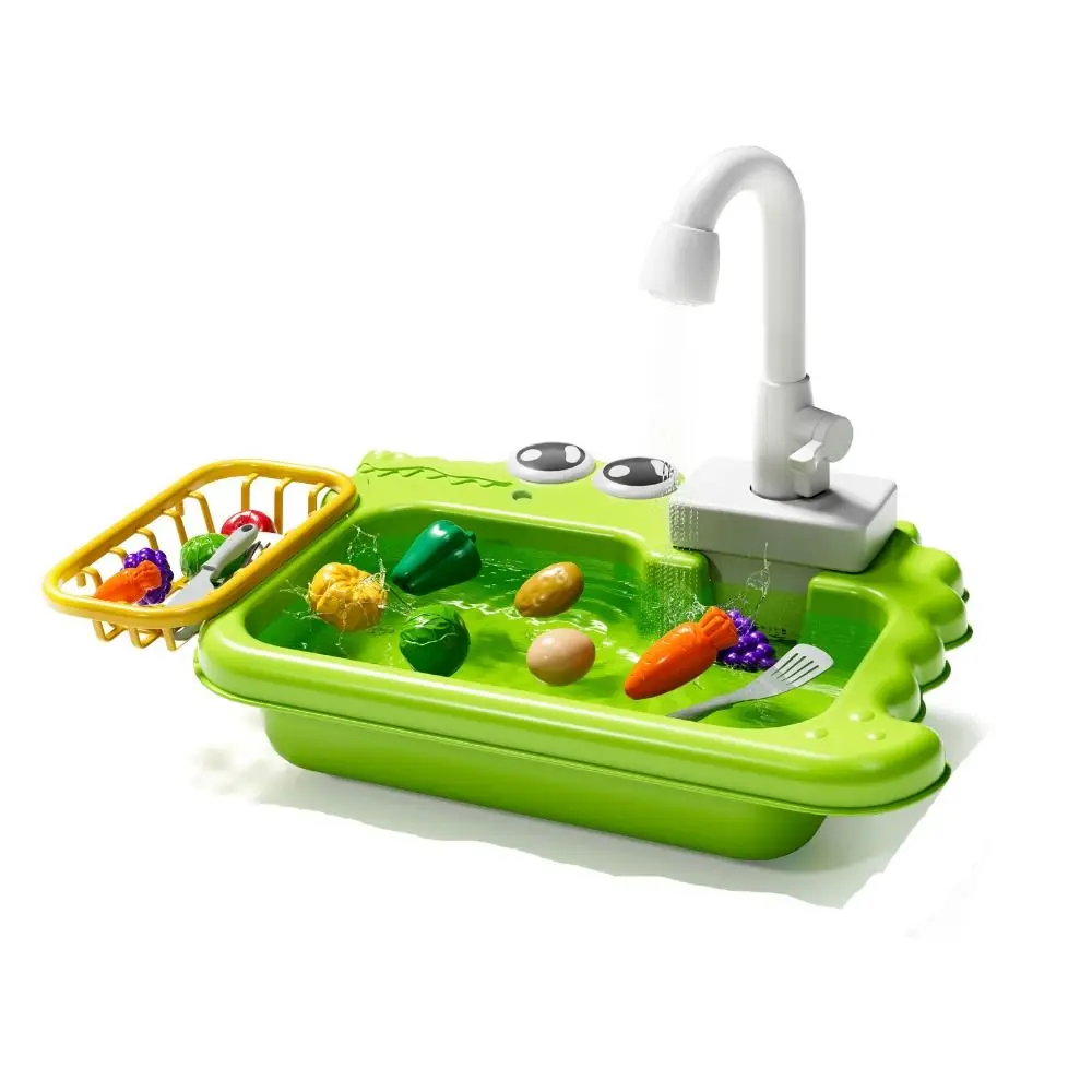 Pretend Play Kitchen Sink Rotatable Simulation Faucet Replacement Universal Plastic Sink Faucet Play Tap Faucet Engineering