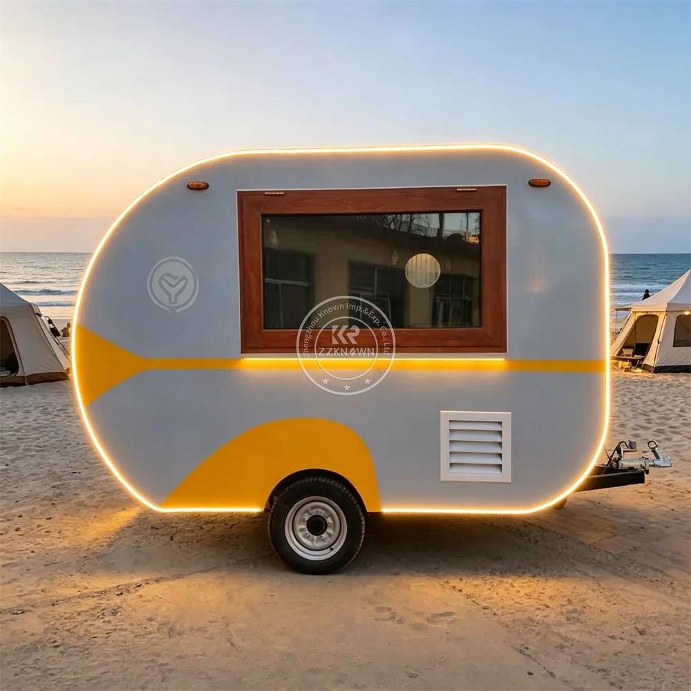 

Mobile Food Trailer Concession Catering Truck BBQ Pizza Burger Hot Dog Bbq Cart Street Food Truck Trailer With Full Kitchen
