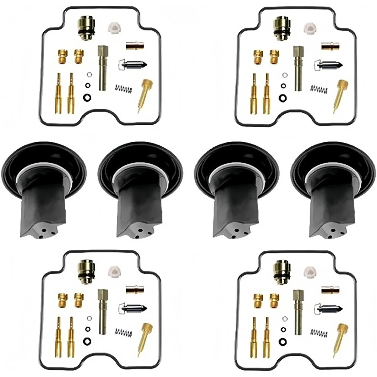 Carburetor Rebuild Diaphragm Kit For FZS600 FZS 600 1998-2003 Motorcycle