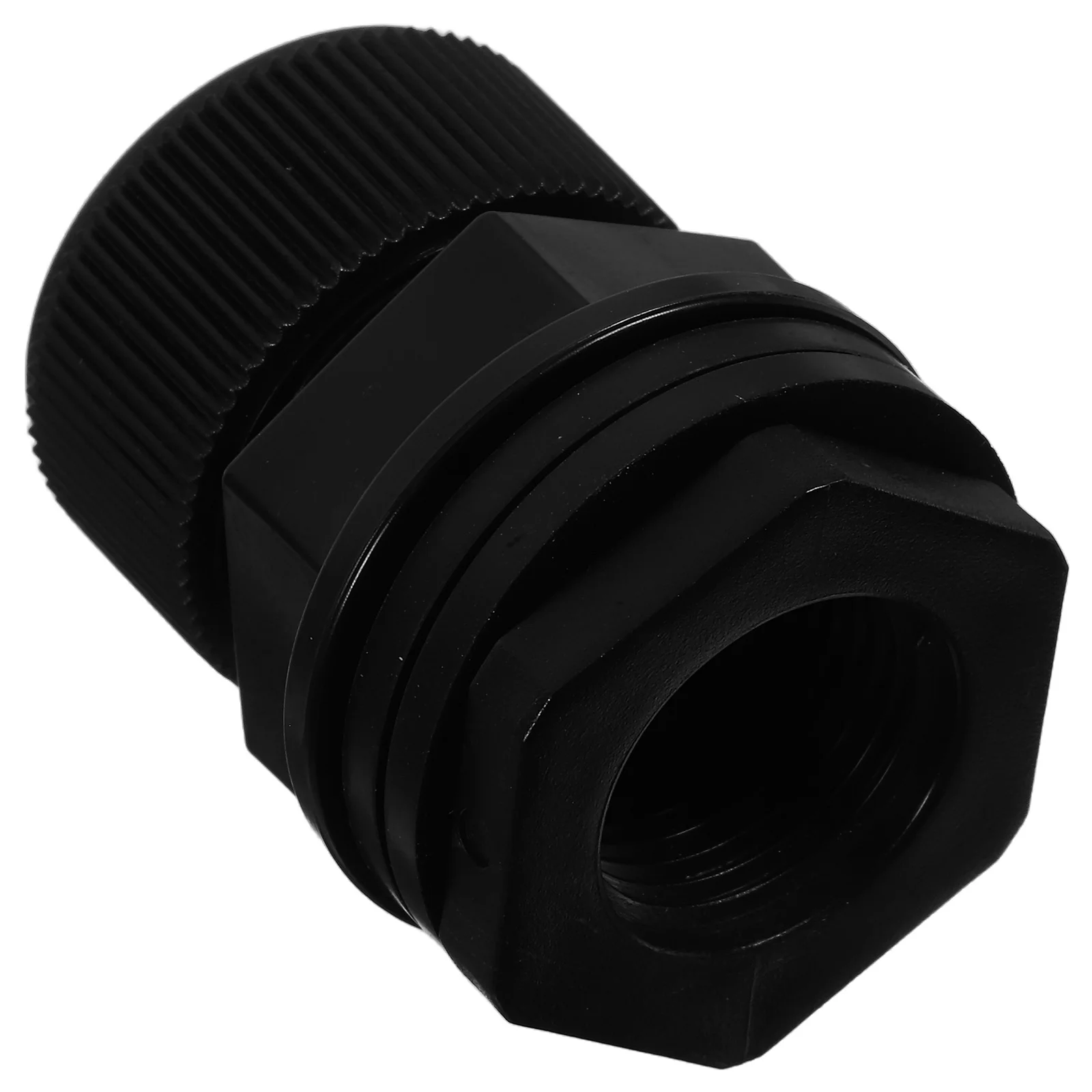 

Water Tank Connector 3/4 Inch Dual Threaded Bulkhead Fitting For Rain Barrels Aquariums Pvc Pipe Joint Leakproof Gasket