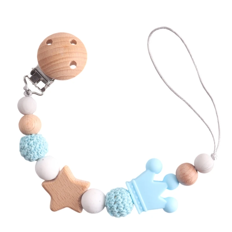 

Newborn Baby Shower Gift, Anti-drop Pacifier Leash for Infant