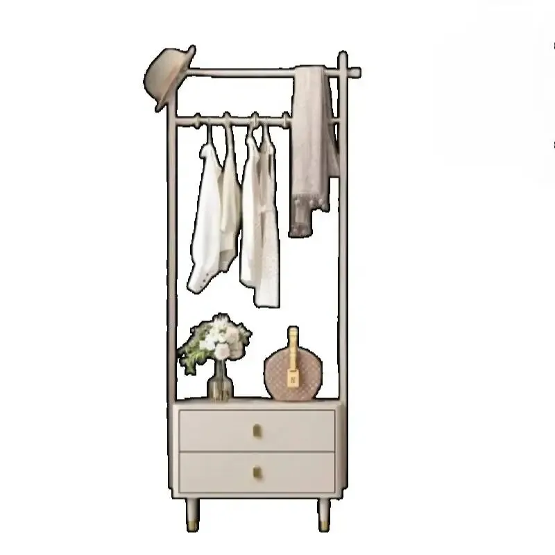 

#Indoor Hanging Clothes Rack Large Floor Hanger Design Organizer Coat Hanger Luxury Space Saving Perchero Ropa Furniture Home