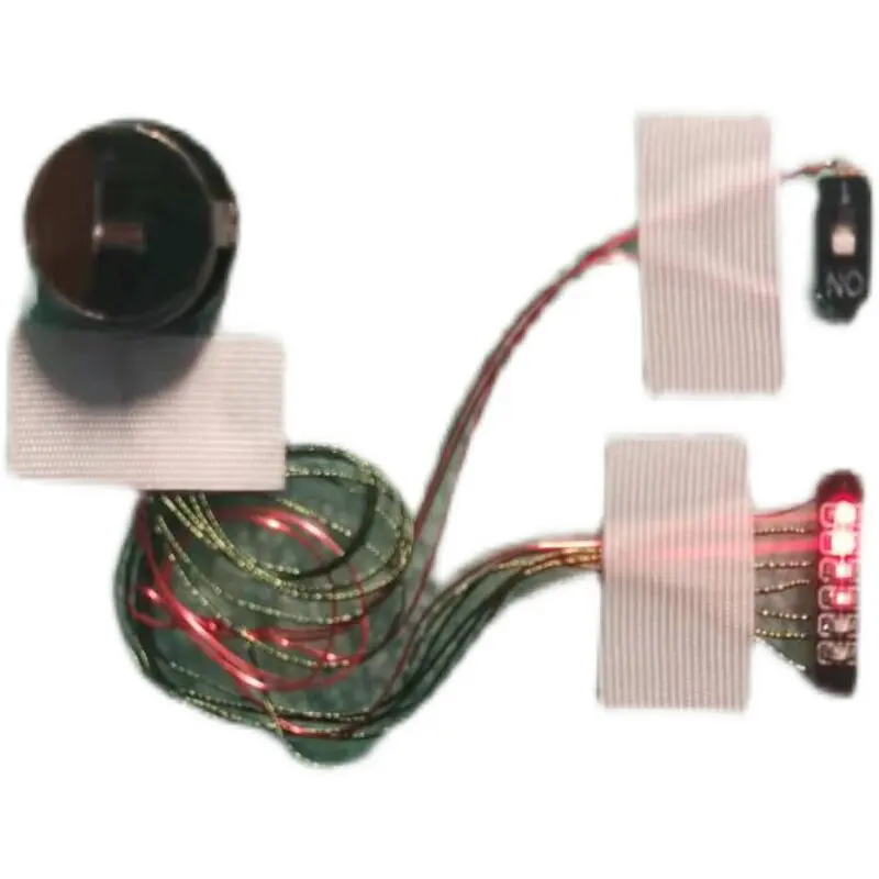 Self made micro scanning lamp mosquito car modification 64 small scale car model modification flow lamp EX808