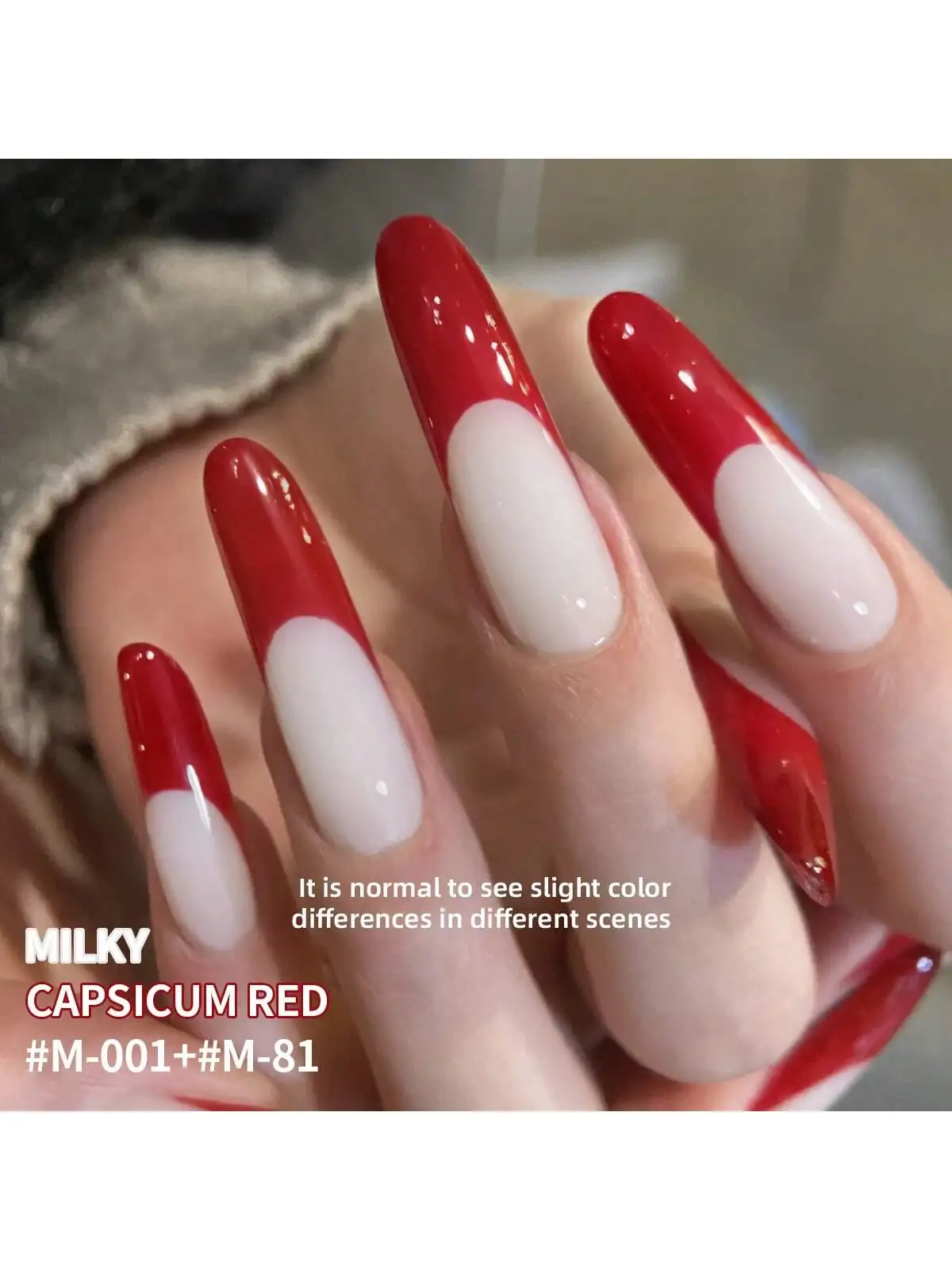 2 ألوان 15 مللي حليبي الأبيض والفلفل الأحمر جيل للأظافر مجموعة شبه دائم مسمار الفن تمرغ الأشعة فوق البنفسجية LED صالون الأظافر لتقوم بها بنفسك صالون الأظافر هلام ل #2