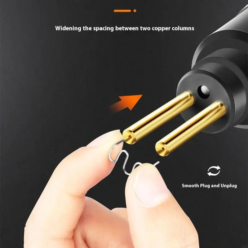 Portable 70W Plastic Welding Tool For Automotive Bumper Appliances Includes 200 Nails Pliers Ergonomic Pliers Design JOMD
