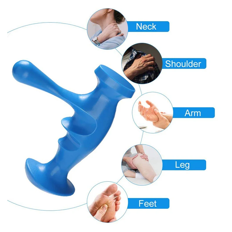 T-shaped Point Massager Reflexology Acupuncture Stick Pain Relief Press Trigger Point Massager Foot Body Deep Tissue Relaxtion