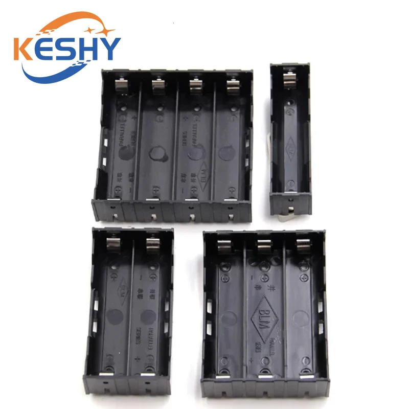 Plastic 18650 Rechargeable Battery Case Holder Storage Box For 18650 Battery 3.7V Pole Smart Power Supply Batteries Clip Holder