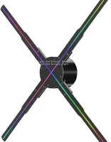 50cm Wifi Holographic Fan 3D Advertising Machine 576 LED Sign Neon Smart HD Player  Free large-capacity memory card