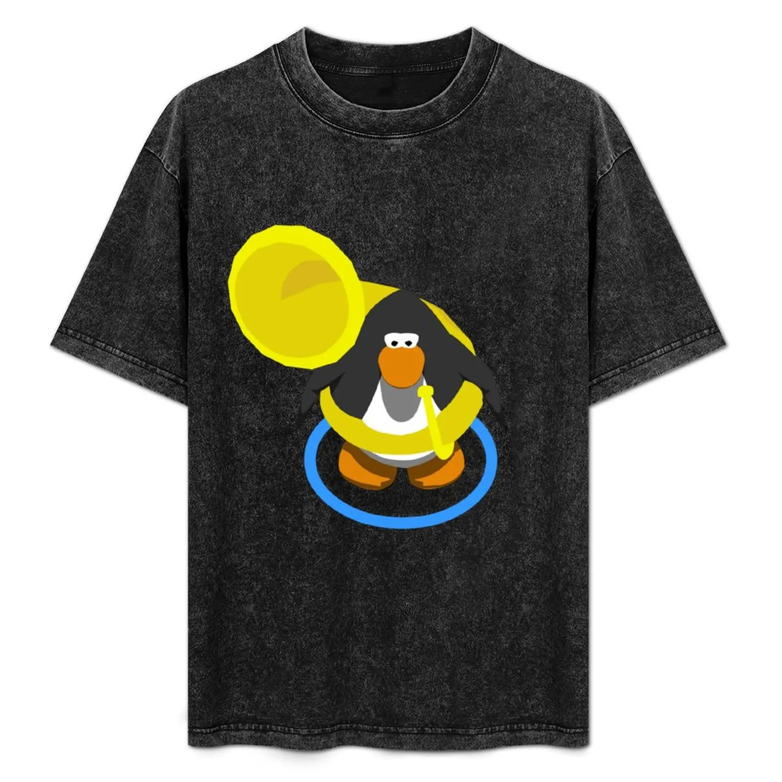 

Tuba Penguin T-Shirt quick drying affliction shirts football t shirt luxury clothes men