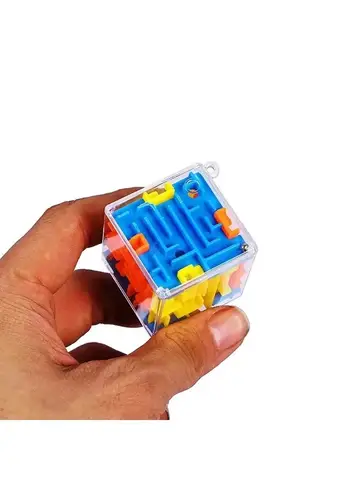 Fun 3D Cube Rolling Beads Maze Educational Toys Boys Girls Birthday Wedding Guest Gift Giveaway  Kids Gift Stress Reliever Toys