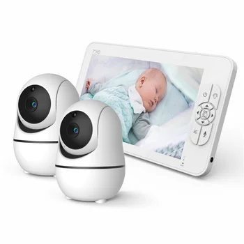 7 inch wireless PTZ intercom baby monitor feeding timer baby sibling camera 7 inch wireless PTZ intercom baby monitor feeding timer baby sibling camera