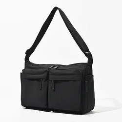 Solid Color Nylon Women's Travel Messenger Bags Casual Sport Ladies Shoulder Bag Large Capacity Female Pocket Handbags Purse
