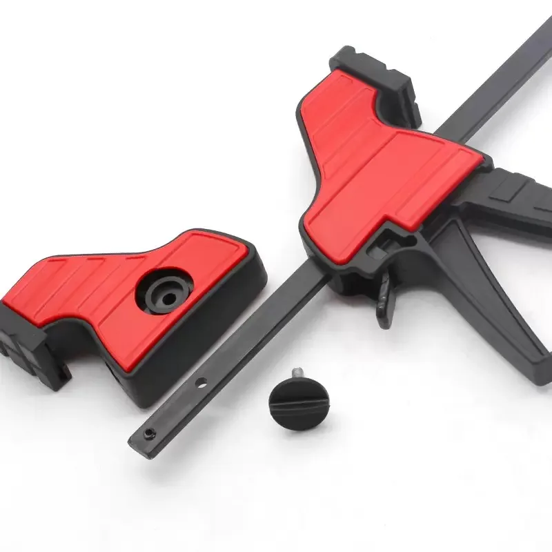 24 Inch Woodworking F Clamp Clip One Handed Ratchet Quick Release Bar Fixture For DIY Carpenters Workbench Tool