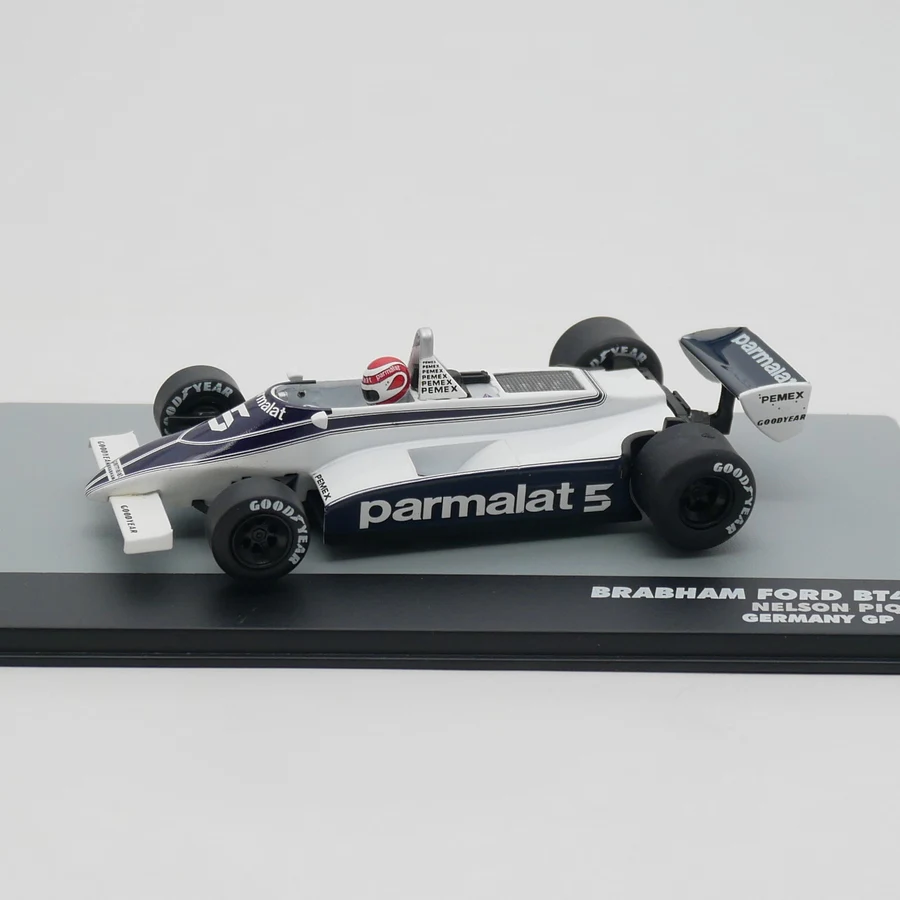 Ixo 1:43 Racing Brabham Ford BT49C 1981 NELSON PIQUET Diecast Car Model Metal Toy Vehicle