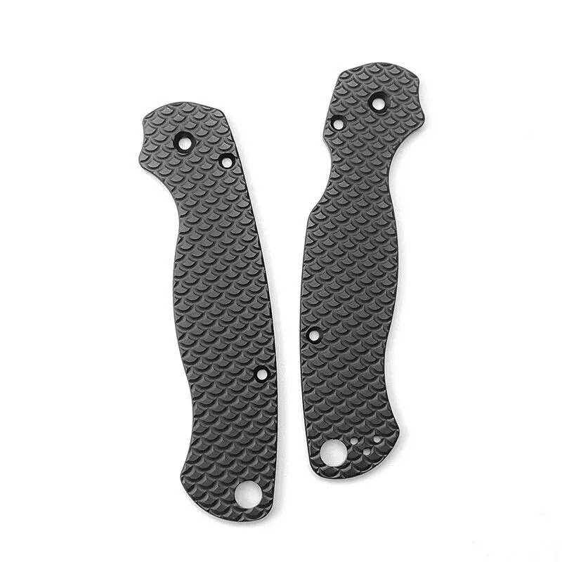 1 Pair Aluminum Alloy Knife Handle Scales for Spyderco C81 Para 2 Folding Knives