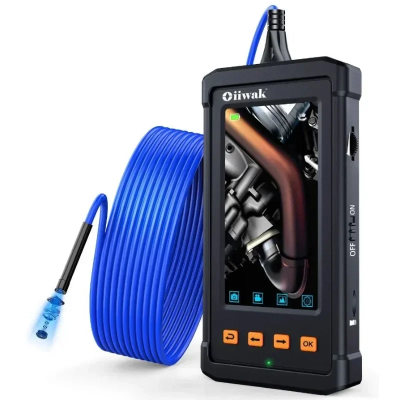 4.3-inch screen high-definition industrial endoscope pipeline inspection inner diameter 5.5mm 1080P waterproof camera