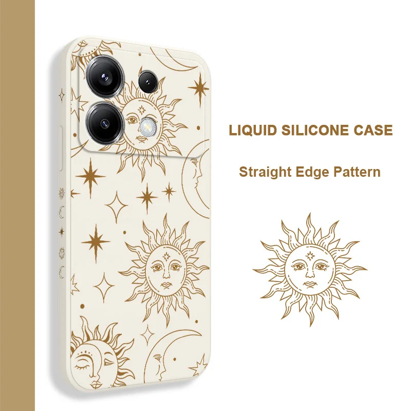 Galattico Sole Cassa Del Telefono Per Xiaomi Poco X7 X6 F6 M6 M5 M5S F5 X5 F4 X4 M4 F3 M3 X3 Pro 4G 5G GT Copertura In Silicone