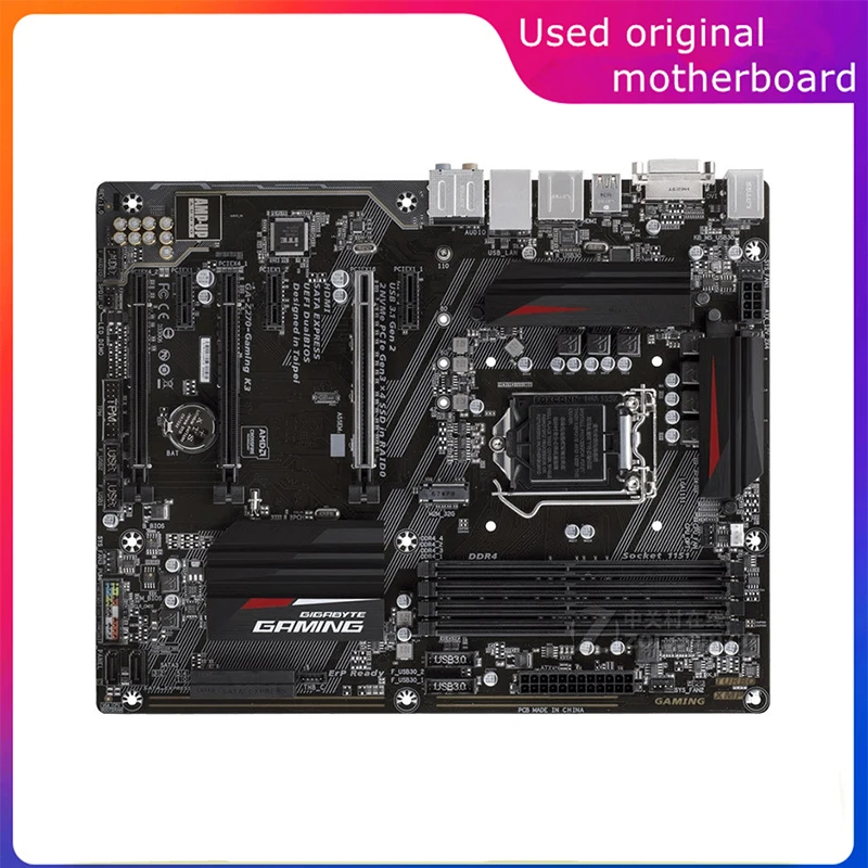 

Used LGA 1151 For Intel Z270 GA-Z270-Gaming Z270-Gaming K3 Computer USB3.0 SATA3 Motherboard DDR4 64G Desktop Mainboard