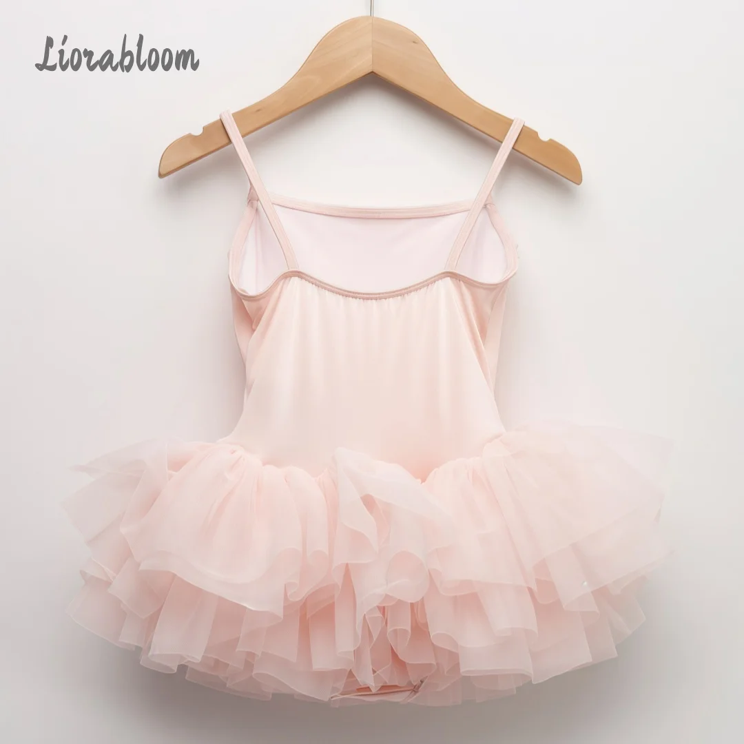 Customized Made Strappy Flower Girl Dress Ballet-Style Tulle Princess Gown Wedding Party Attire свадебное платье