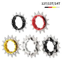 Single Speed Conversion Kit Aluminum Alloy+Stainless Steel Bicycle Freewheel MTB Freewheel Bike Sprocket 12T 13T 14T