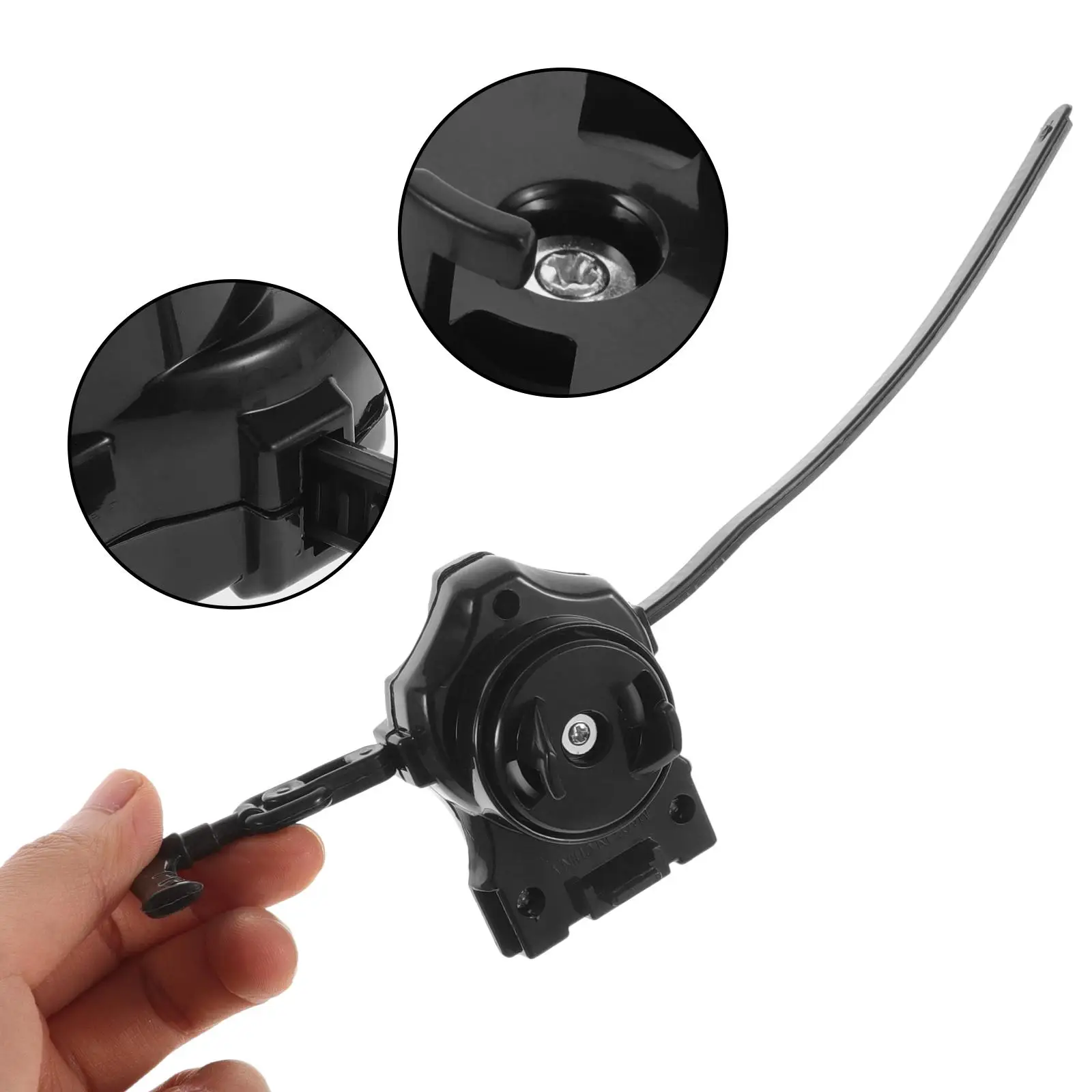 

2 Sets Toy Battling Top Launcher Spinning Tops Tips Performance Black Layer Weight