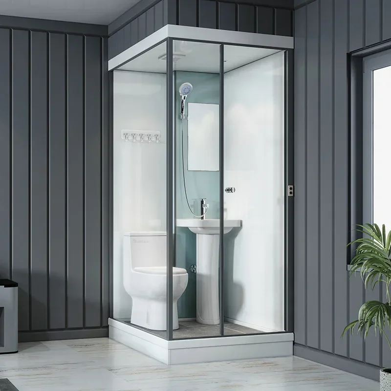 Complete Shower Room Cabin All-in-one Bathroom Integrated Bathroom Modular Bathroom With Toilet And Basin