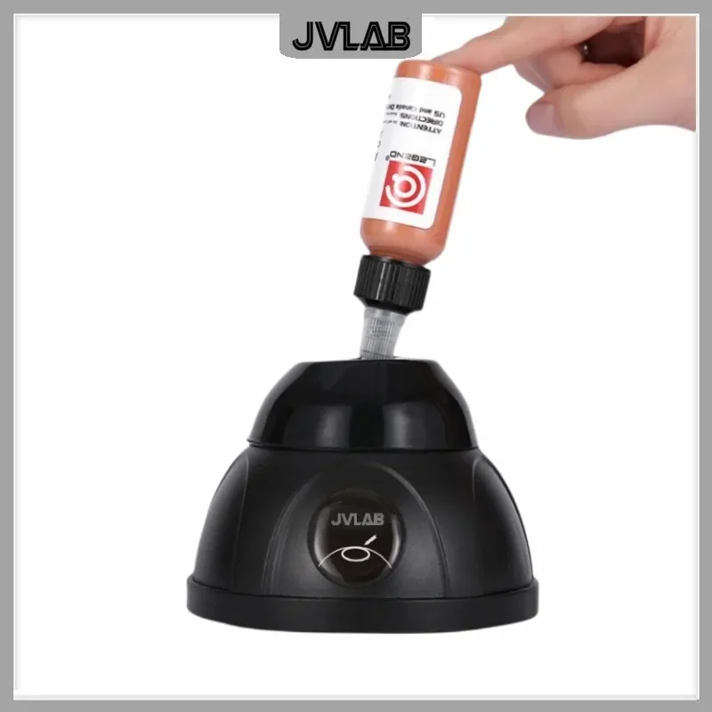 Mini Vortex Mixer Compact Fixed Speed Mixer Handheld Inching Mixing Fixed Speed 5200rpm 12V DC Brushless Motor VPM-01