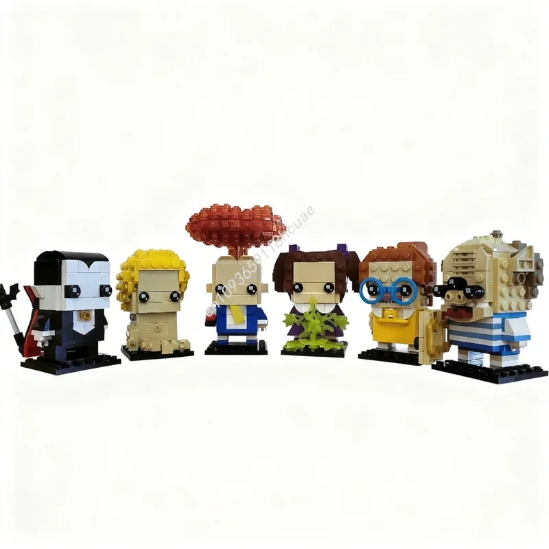 1151pcs MOC Garbage Pail BricKidz 6 Pack 1 Brickheadz Model Building Toys Festival Gifts Blocks Architecture Creative Idea