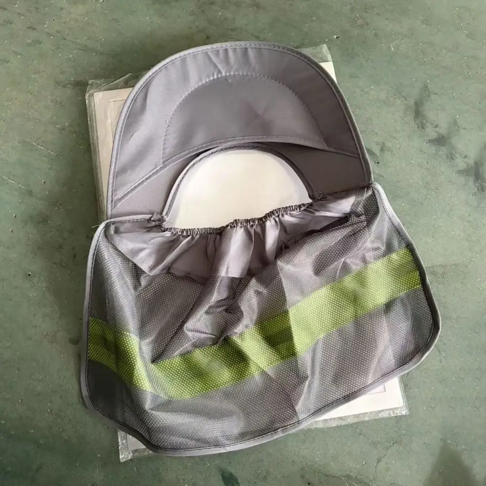 Mesh Hard Hat Sun Shield Breathable Reflective Stripe Reflective Cap Cover UV Protection Mesh Neck Sun Shield