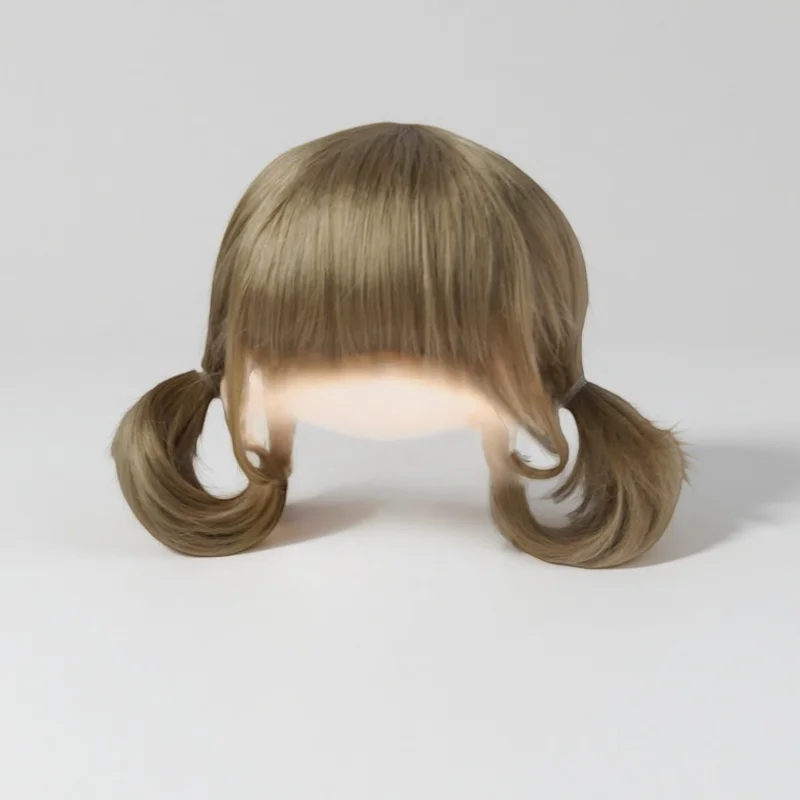 

JD805 1/12 1/8 1/6 1/4 1/3 Blythe Q-Baby Cute Double C-Curly Pony BJD Wig Suit Size 4-5 Inch to 10-11 Inch Hair Doll Accessories