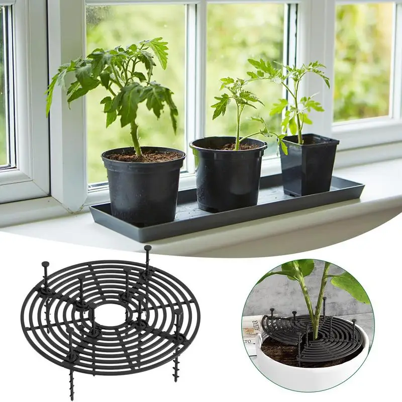 Plant Pot Soil Guard Cover With Nails Cat Digging Stopper Soil Protection Mesh Covers Baby-proofing for Home Accessories
