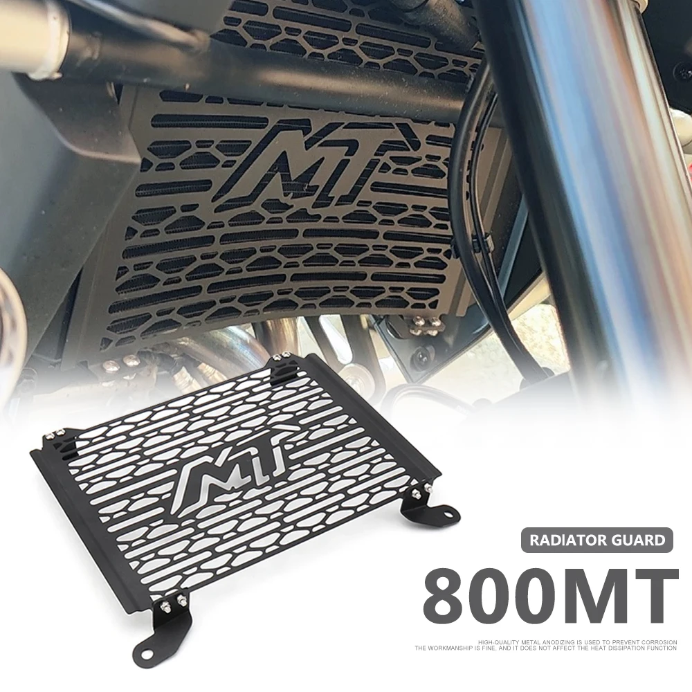 

For CFMOTO 800MT 800 MT 800mt 800 mt 2021 2022 2023 Motorcycle Black Radiator Grille Guard Oil Cooler Cooling Cover Protection