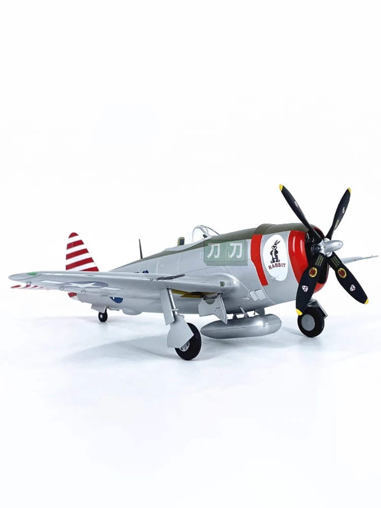 1:48 Scale Us Army P47D Lightning fighter Plastic Aircraft Finished Model Static Decoration Souvenir Gifts For Adult Boy