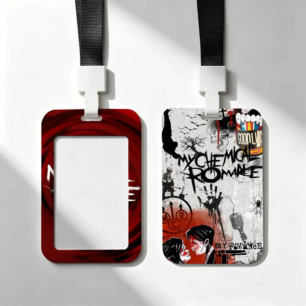 Cool C-Chemical R-Romance Card Holder Neck Strap Pendant Door Badge Holder Lanyards Keychain Work Credential Case Gift