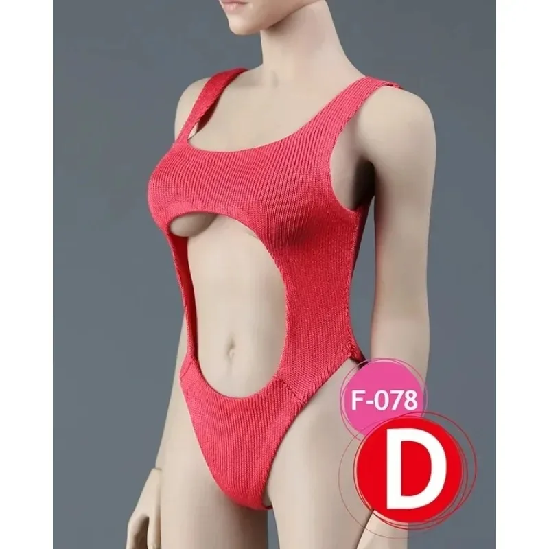 

F-078 1/6 Scale Female Soldier Sexy Swimsuit Bikini Dress Clothes Model for 12Inch Big Chest Hobbies