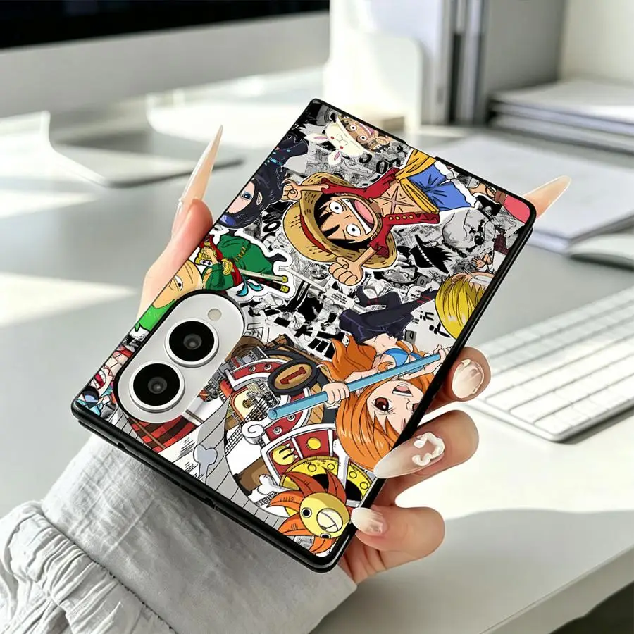 Case for Samsung Galaxy ZFold Wide Z Fold8 Wide ZFold8 Z Fold 8 Luxury Phone Cover O-One P-iece Friend