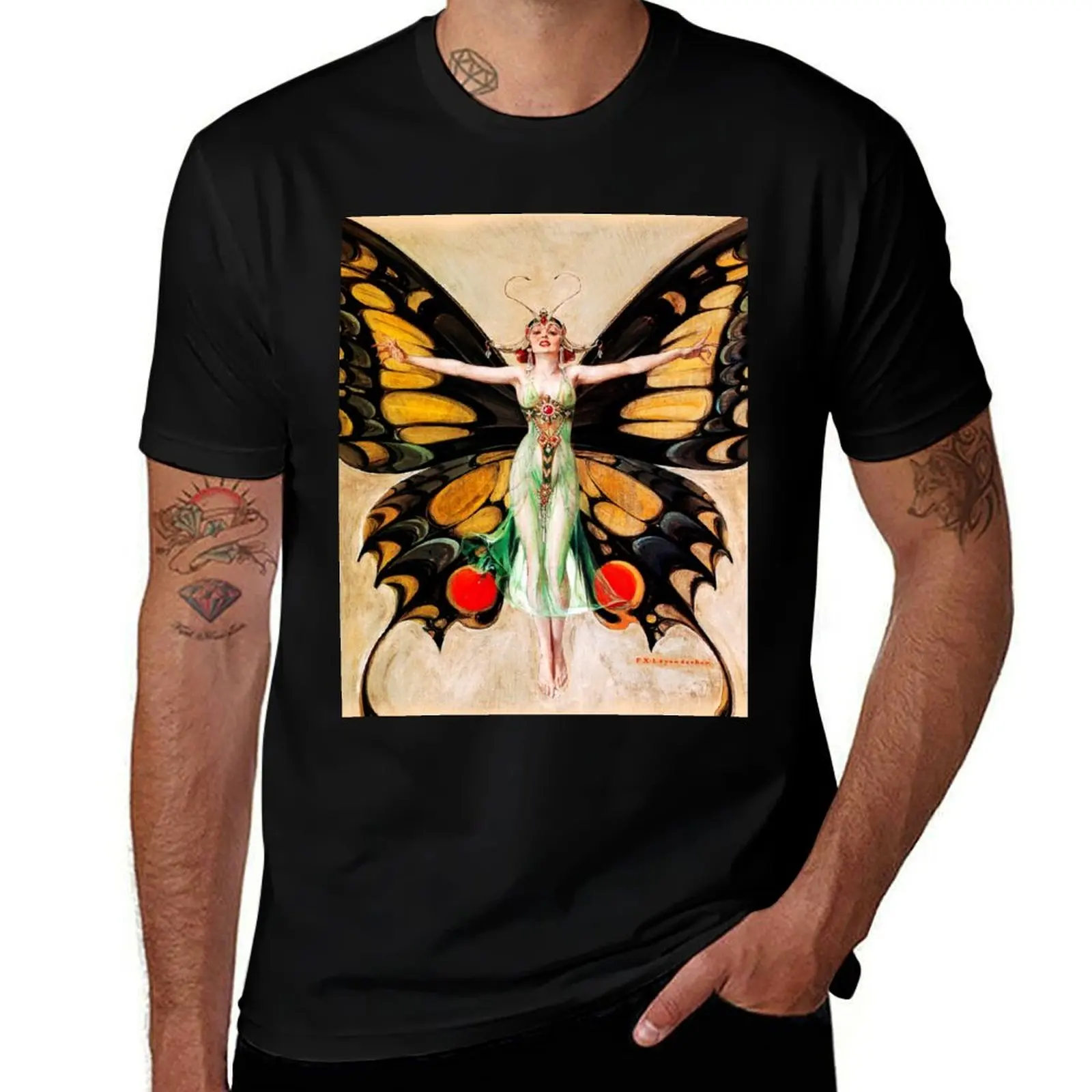 The Flapper, 1922 by Joseph Christian Leyendecker T-Shirt Plus Size Lightweight Top T-Shirt