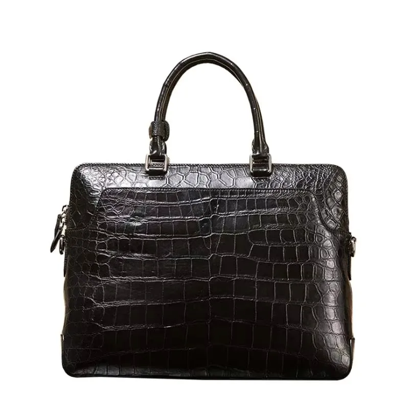 ourui new arrival male  men briefcase  new Men crocodile bags