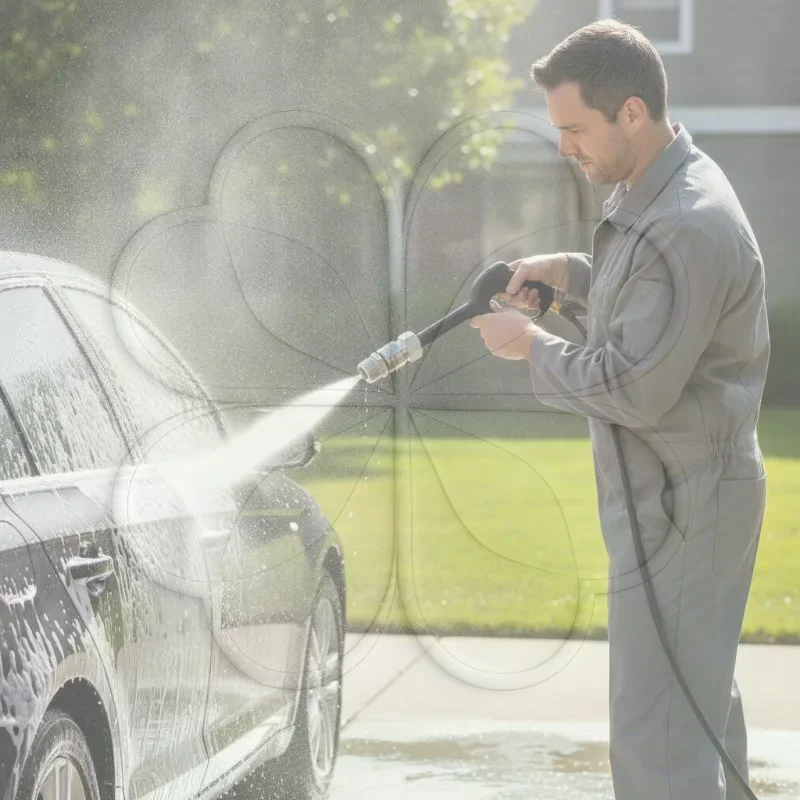 M22x1.5 Stainless Steel Quick Connect Pressure Washer Coupler Wear Resistant Adapter for Car Detailing Shops