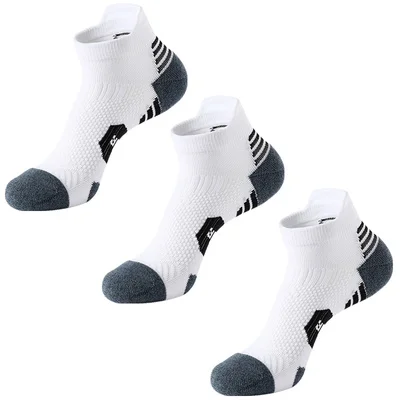 3 Paar Professionele Fitness Sportsokken Handdoek Bodem Antislip Hardloopsokken Mannen Vrouwen Korte Sneldrogende Basketbal Training sox