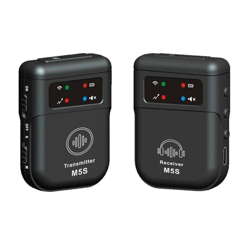 3CGRO-M5S ワイヤレスインイヤーモニターシステム 2.4G ワイヤレス IEM システムステージモニタースタジオ、バンドリハーサル、ライブパフォーマンス用