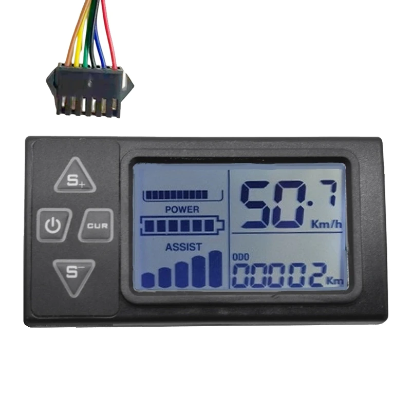 

24V-60V S861 LCD Ebike Display Dashboard For Electric Bike BLDC Controller Control Panel