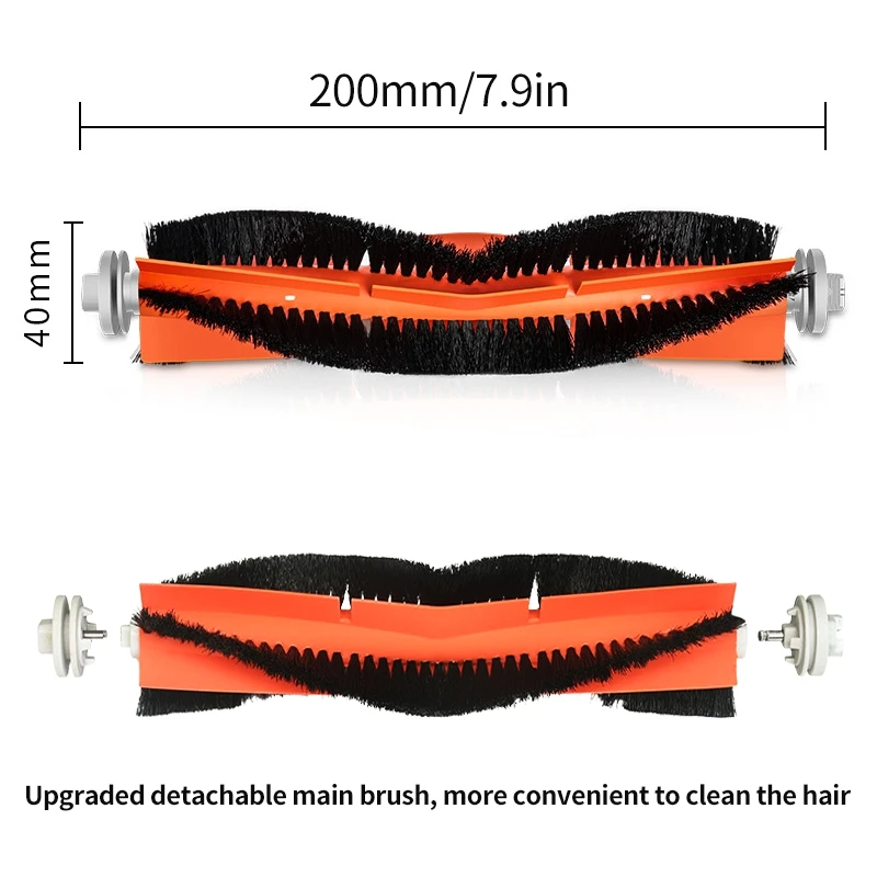 For XiaoMi MI Robot Vacuum Mop 1T 2 Pro Plus STYTJ02ZHM  Vacuum Cleaner Parts Water Tank Main Brush Hepa Filter Mop Accessories