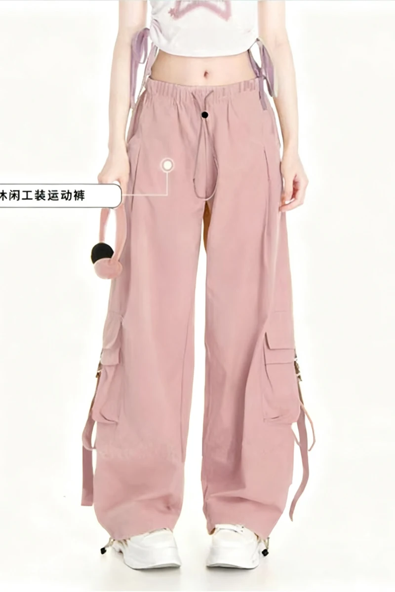 Pantaloni cargo da donna ad asciugatura rapida in tela quattro stagioni impiombati arrampicata funzionale alpinismo poliestere ad asciugatura rapida traspirante Y2K