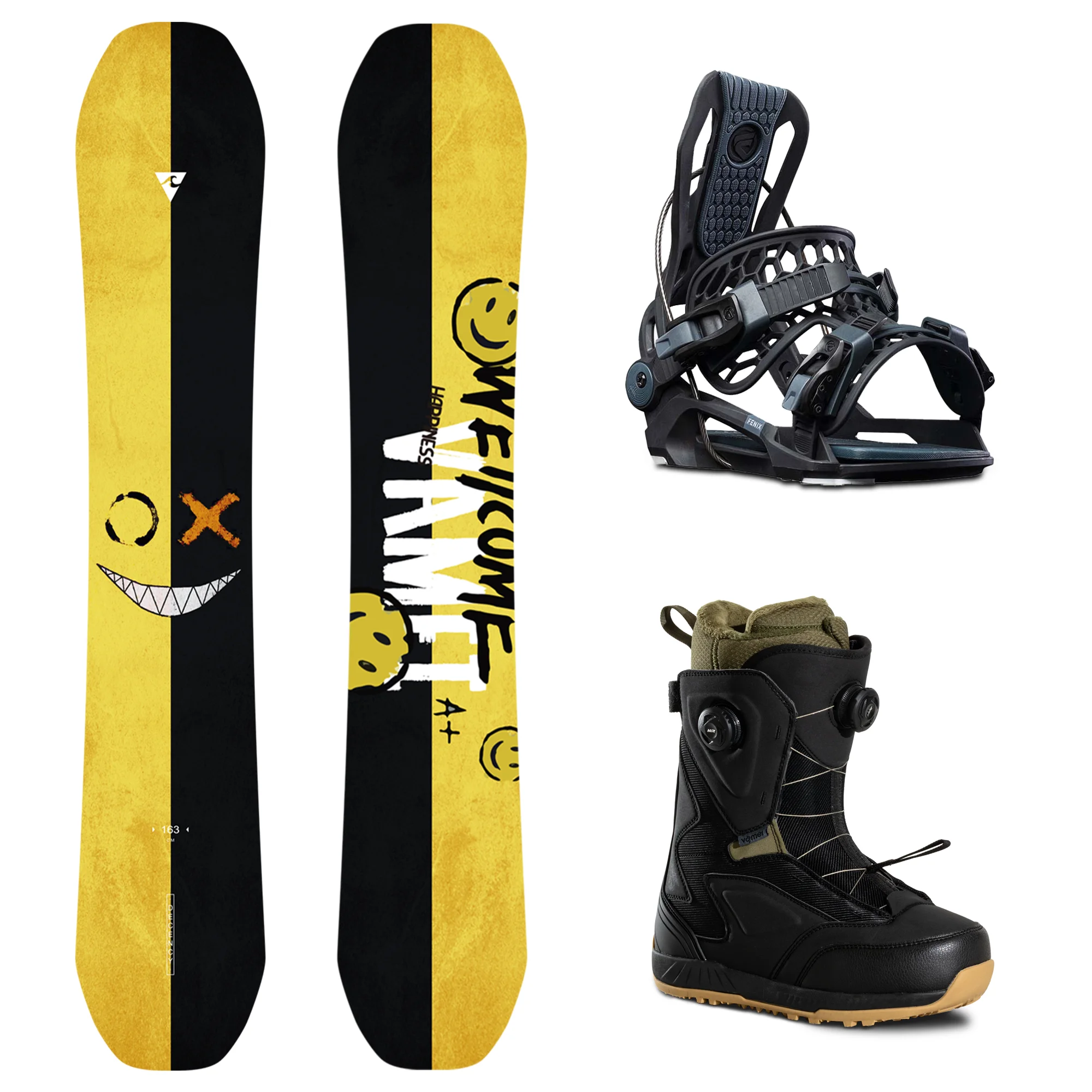 Snowboard Single Partial Engraving Slip Hardness 7 Inlaid Baseplate Sintered Baseplate Carbon Fiber Inner Core Eight-character