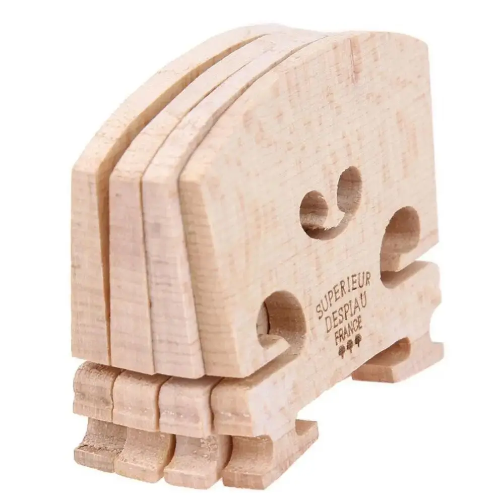 

Maple Wood Violin Bridge 4/4-3/4-1/2-1/4-1/8 Size Steady Bridge Fiddle Maple Wood Bridge Replacement Handmade
