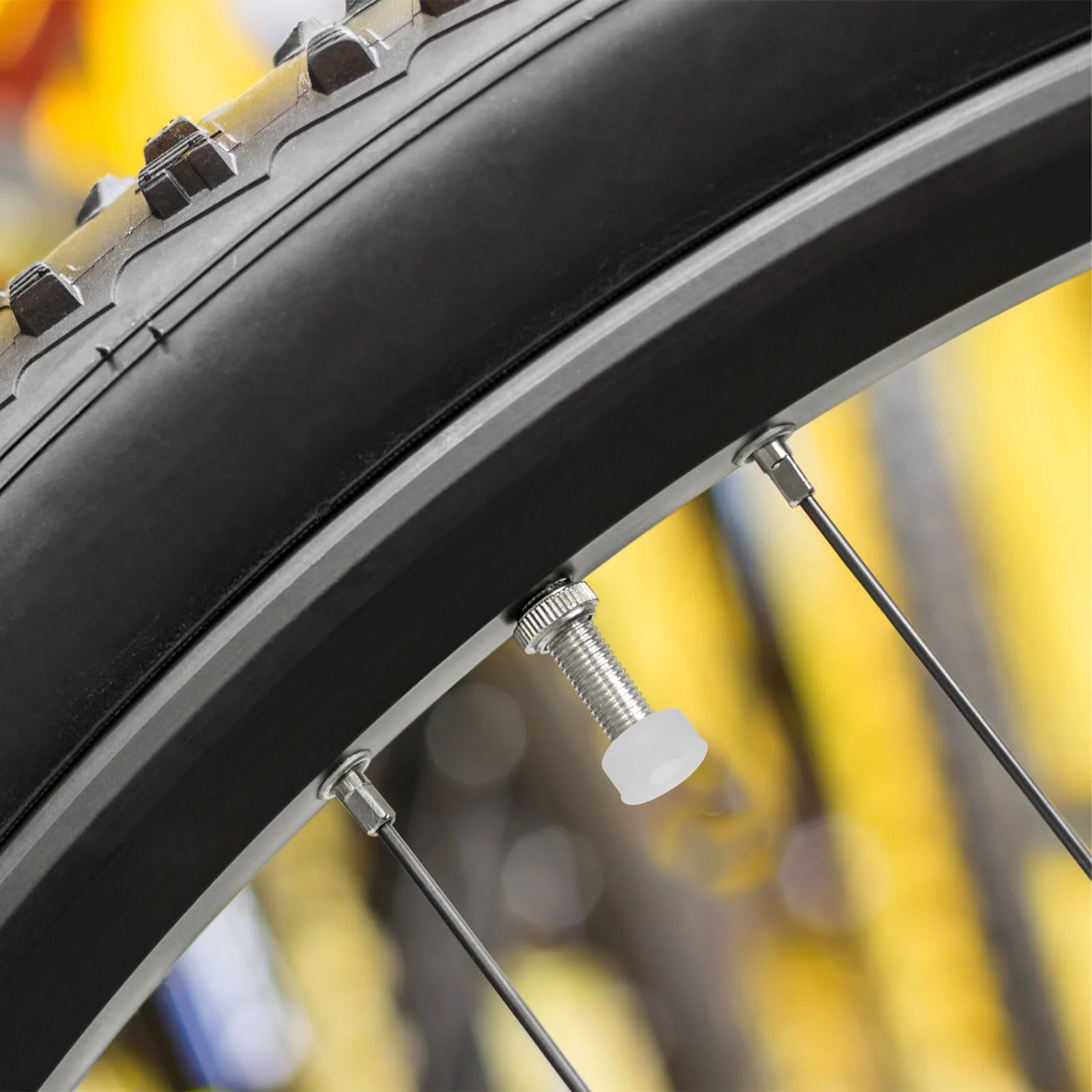 

10Pcs Tire Valve Cap Seal Inflation Nozzle Silicone Seal Adapter Tubes Replacement Compressor Quick Efficient Longlasting