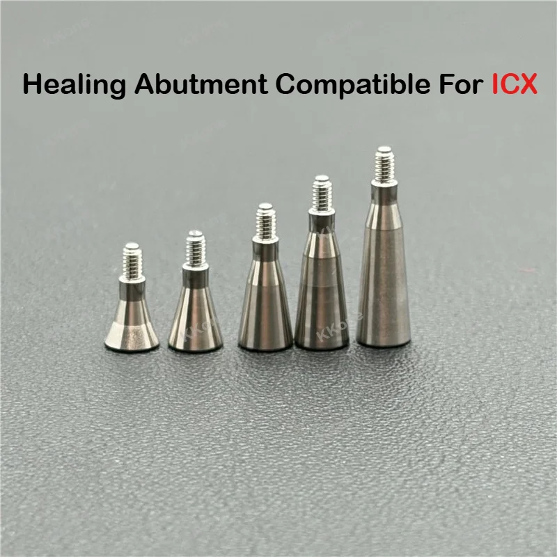 10Pcs High Precision Healing Abutment Compatible For ICX Dental Implant System Laboratory Restoration Supplies