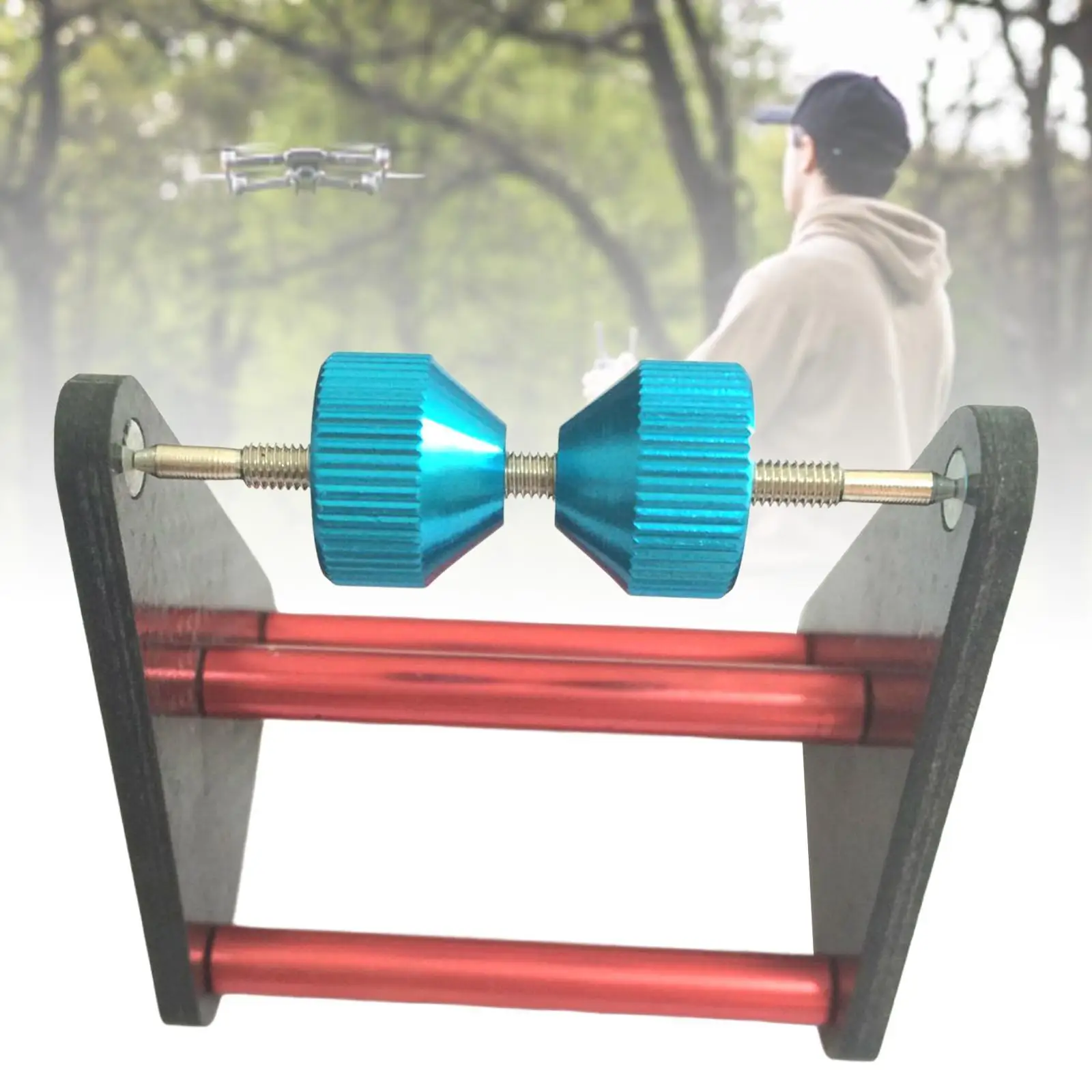 Prop Balancer Metal Propeller Balancing Tool Precision Rotary Component Balancer Suitable for Helicopter Fixed-Wing