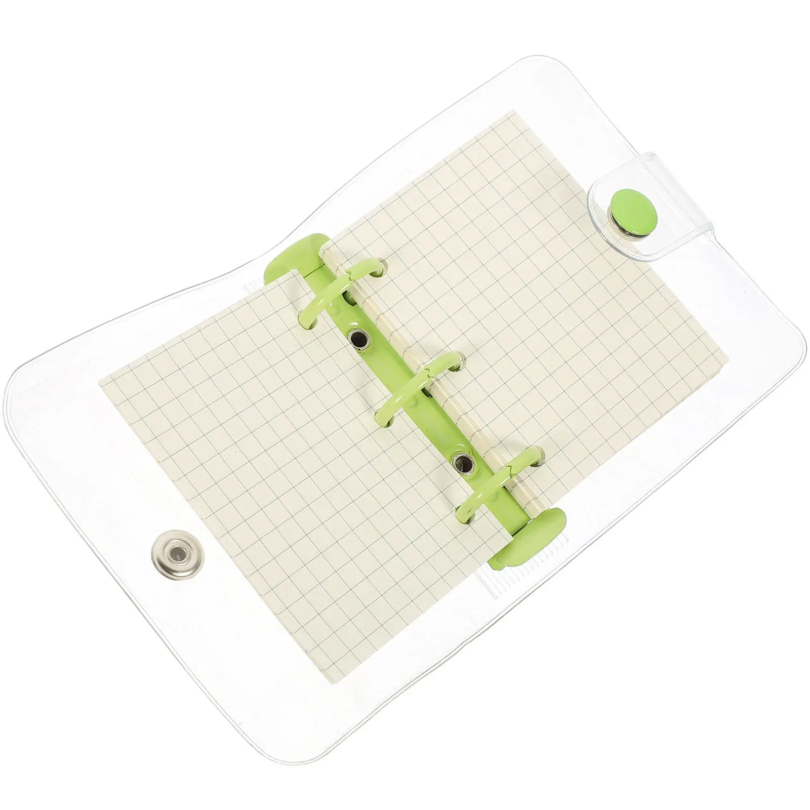 Lovely Mini Notepad Transparent Cover Compact Lightweight Small Notebook for Journaling Scrapbooking Portable Students Accessory